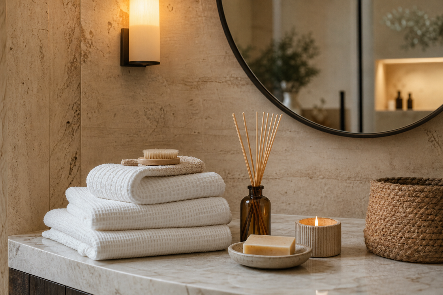 Spa bathroom: 6 affordable moves that change everything