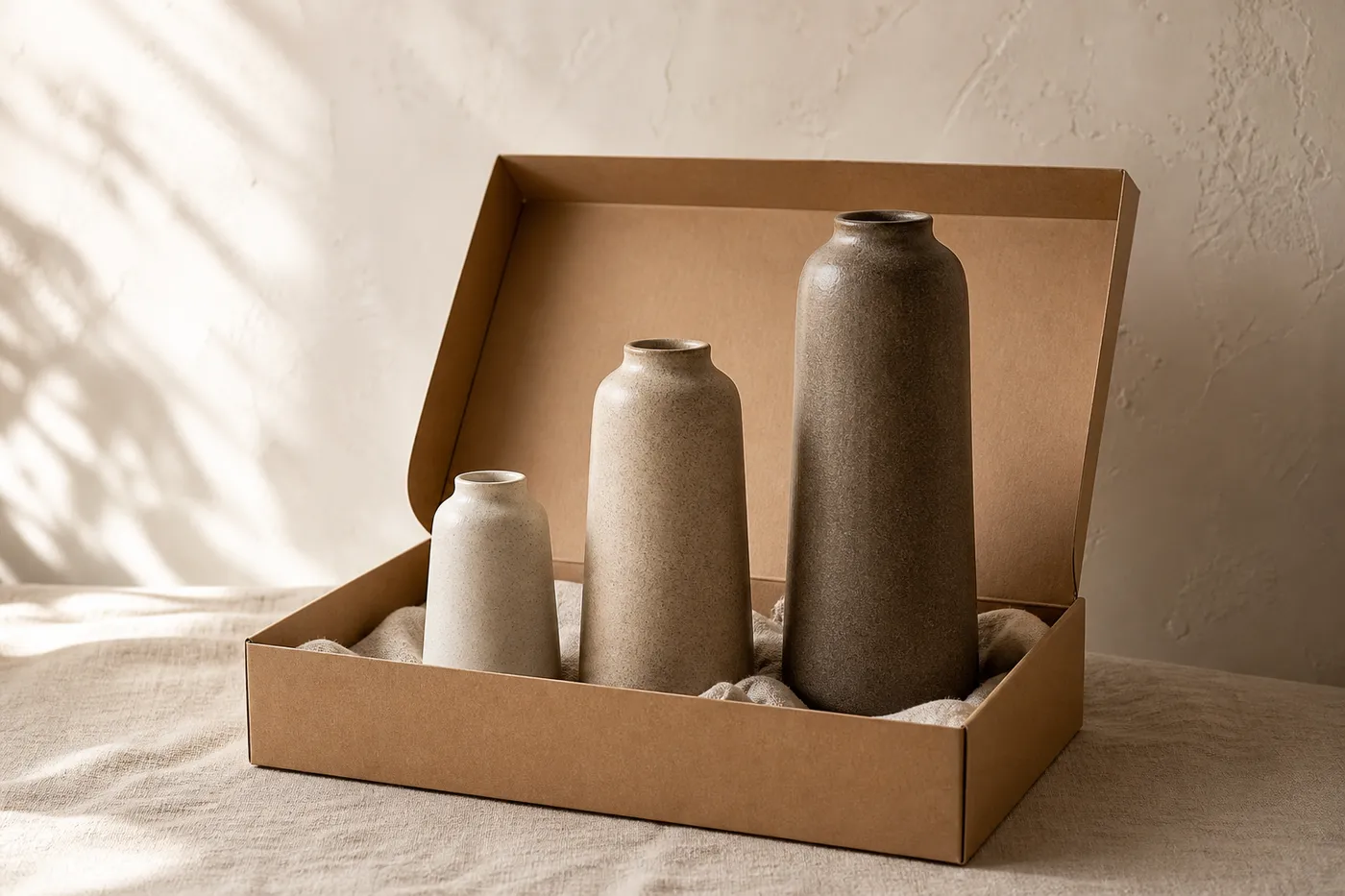 Coffret Trio de Vases Studio