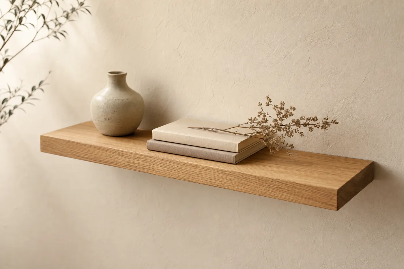 Édition Étagère Murale Flottante Chêne 60 cm — Série 01