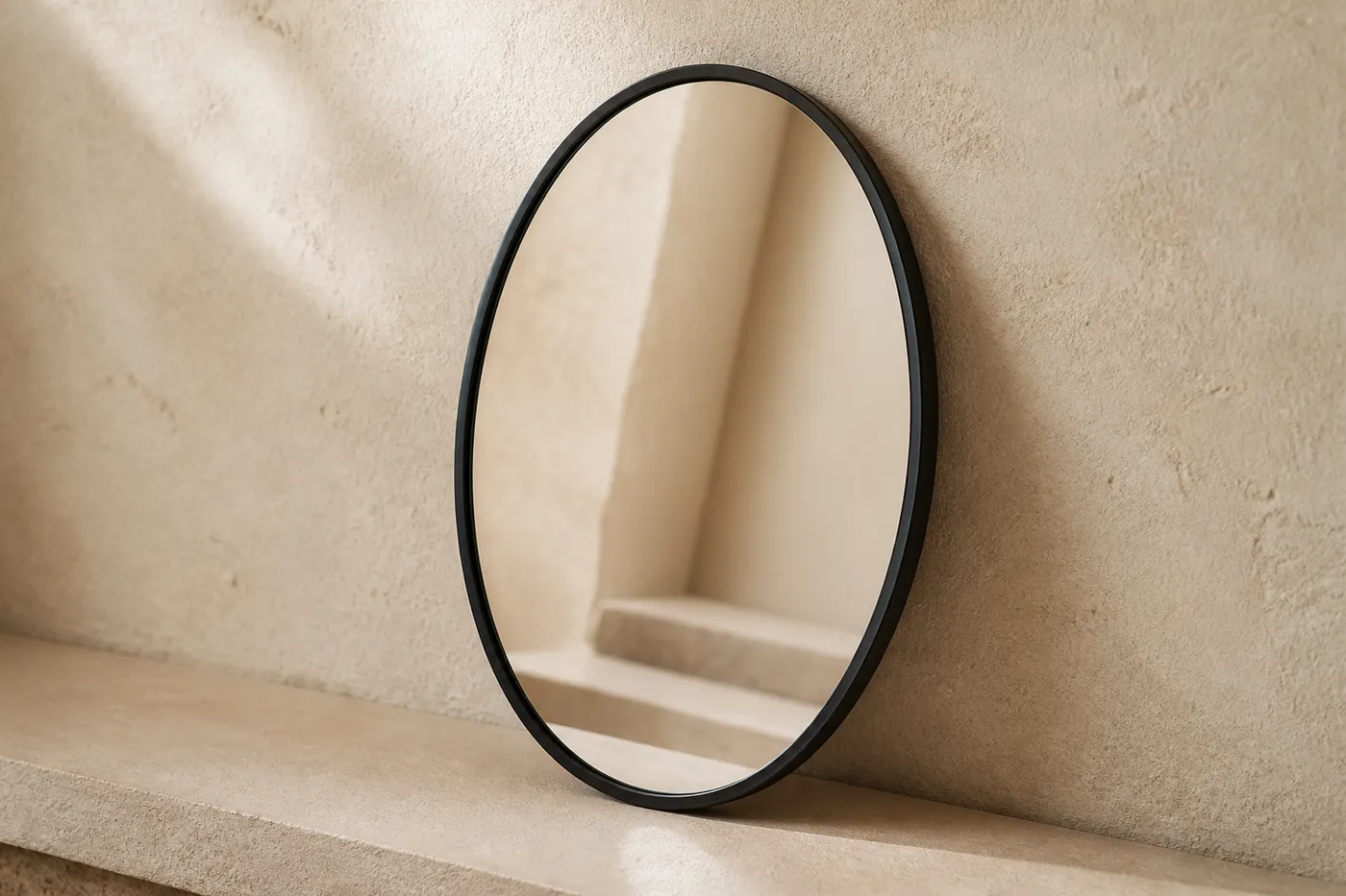 Miroir Mural Ovale Petit Format Signature