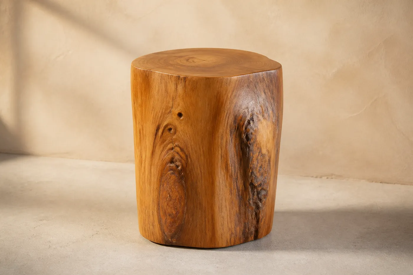 Tabouret Bois Brut Maison